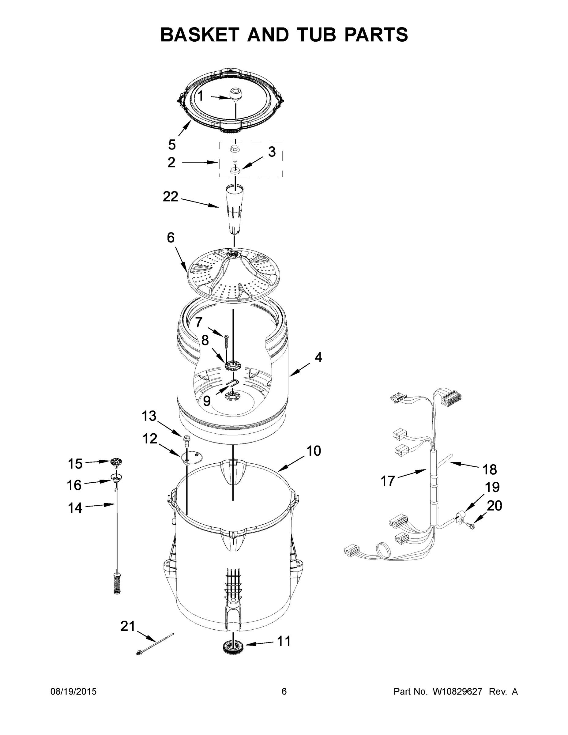 04 - BASKET AND TUB PARTS