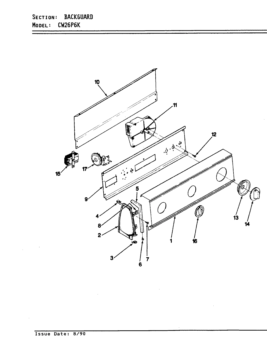 03 - CONTROL PANEL (ORIG. REV. A-D)