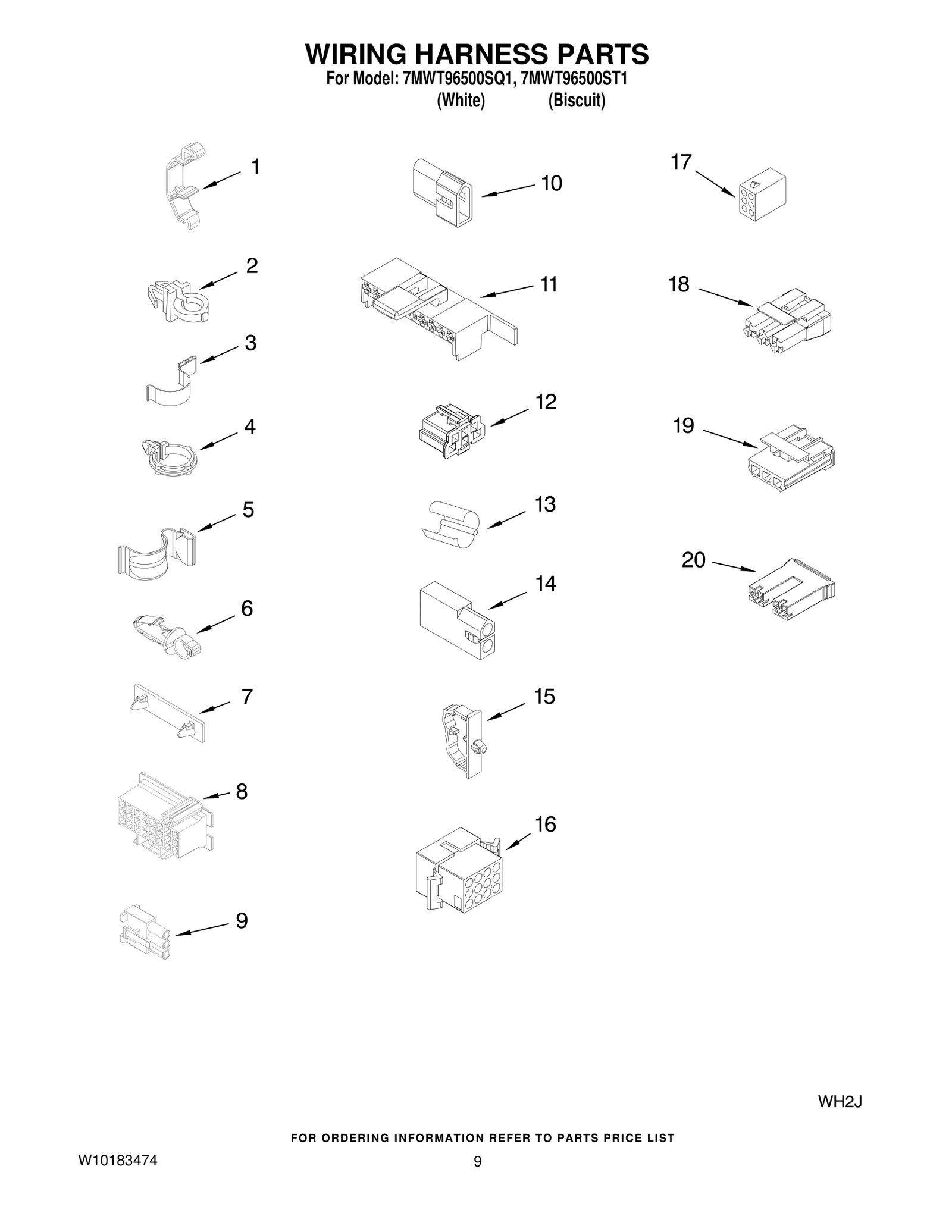 WIRING HARNESS PARTS