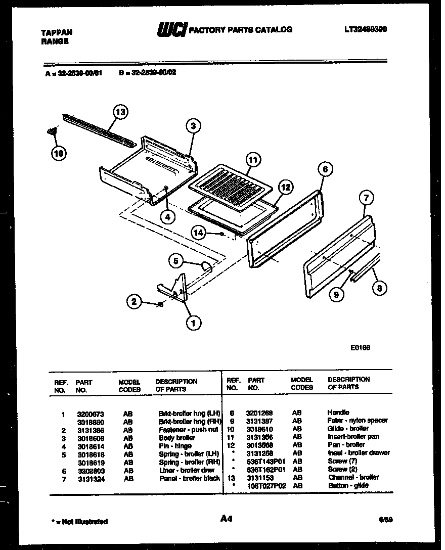 04 - BROILER DRAWER PARTS