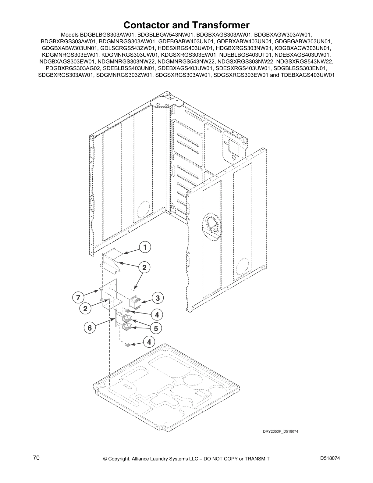Contactor and Transformer