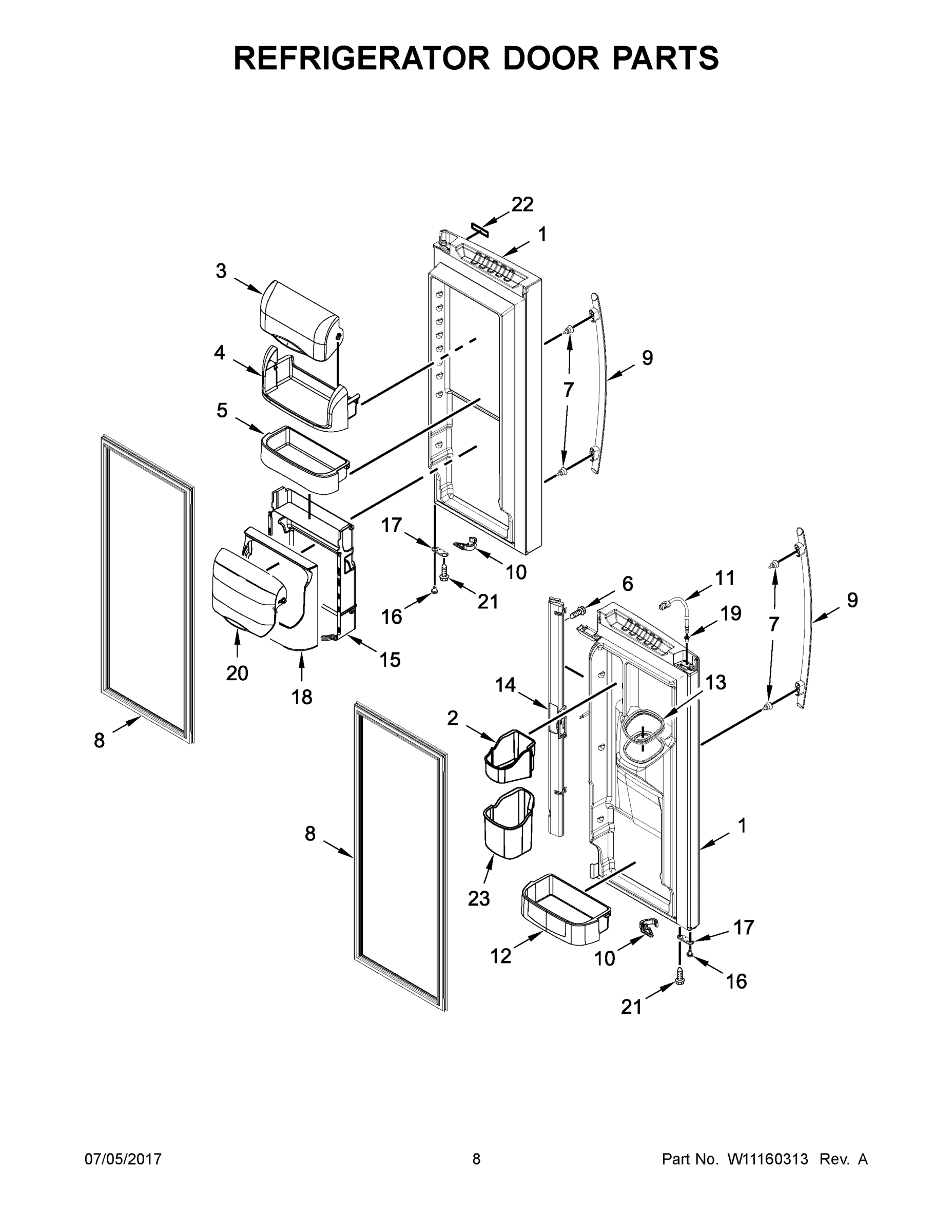 05 - REFRIGERATOR DOOR PARTS