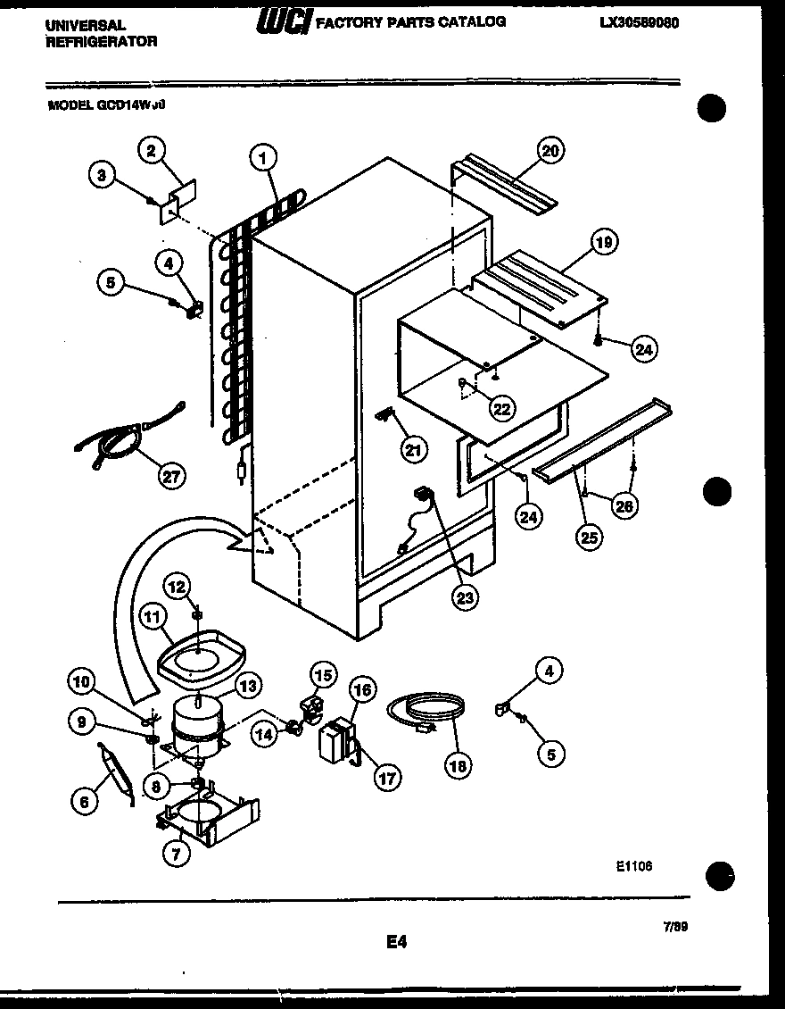 04 - SYSTEM AND AUTOMATIC DEFROST PARTS