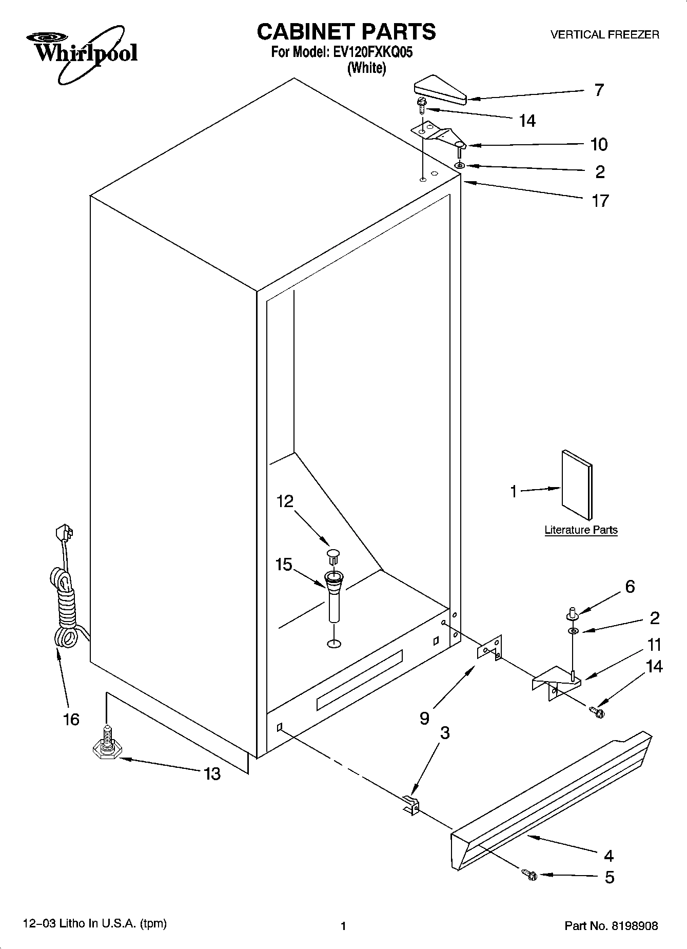01 - CABINET PARTS