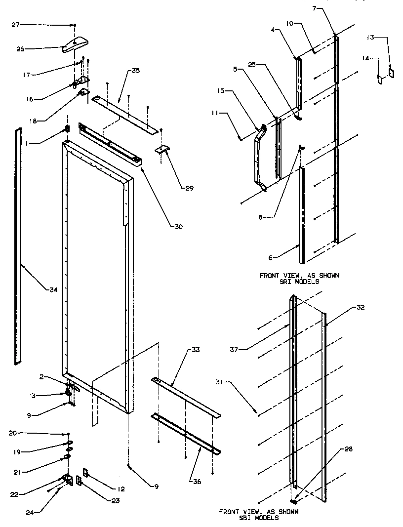 04 - DOOR HINGE AND TRIM (REF)