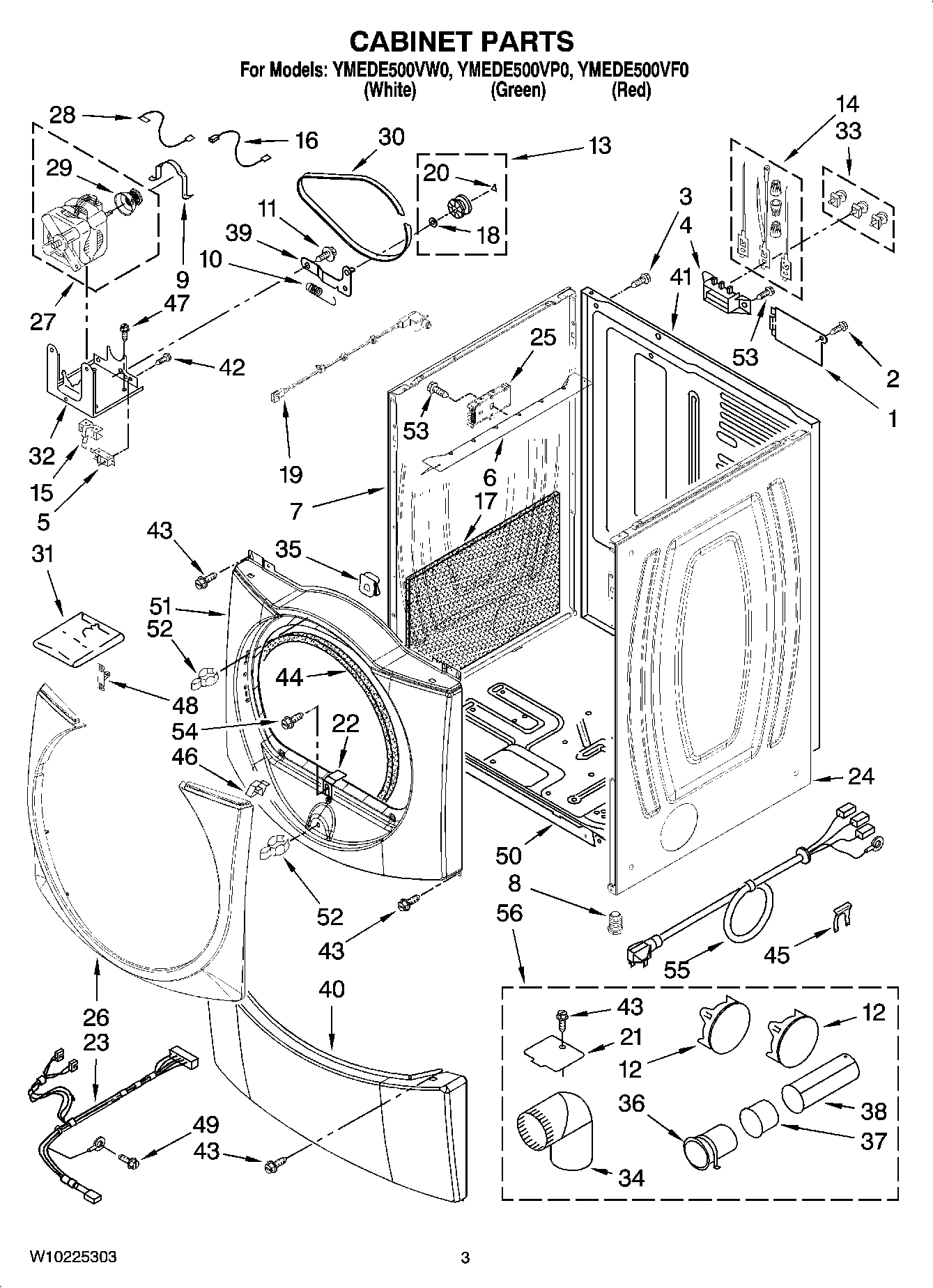02 - CABINET PARTS