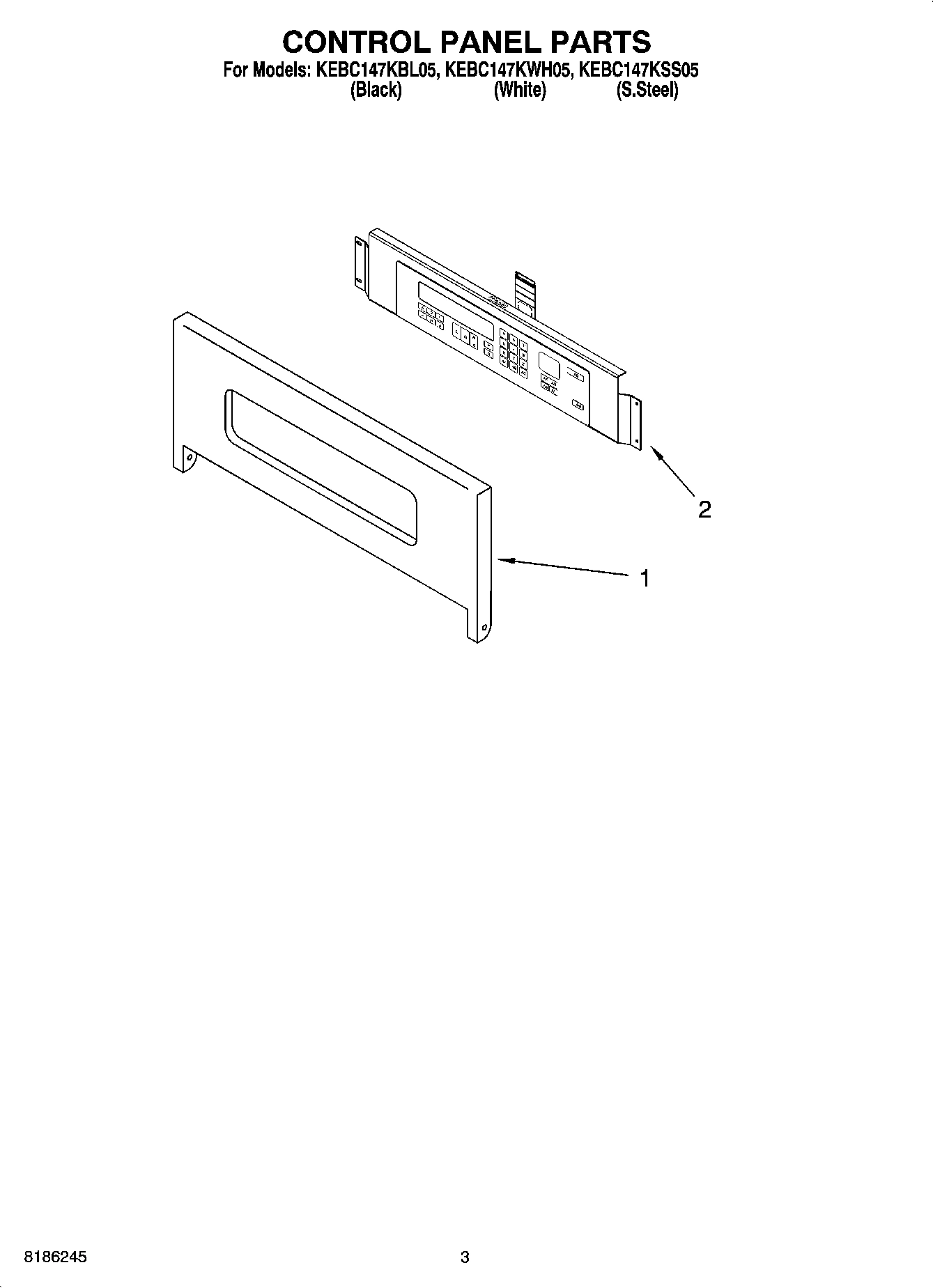 02 - CONTROL PANEL PARTS