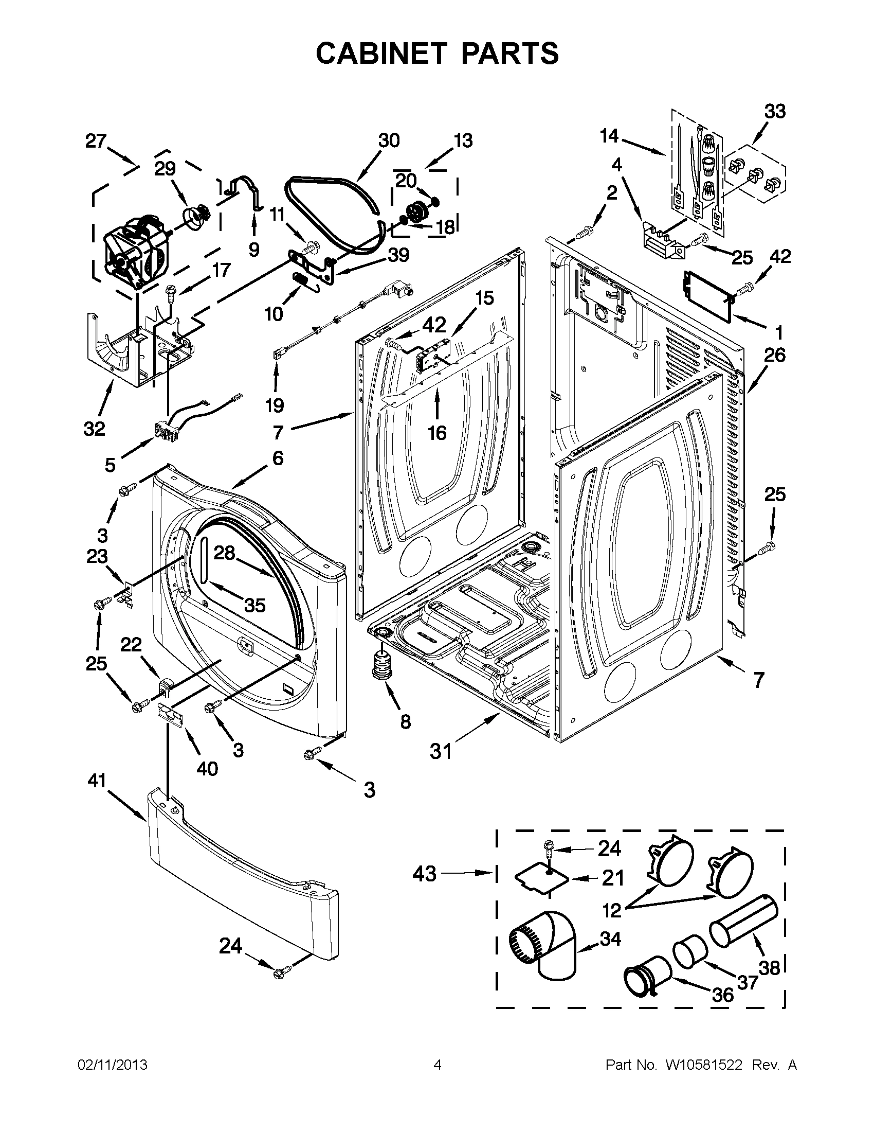02 - CABINET PARTS