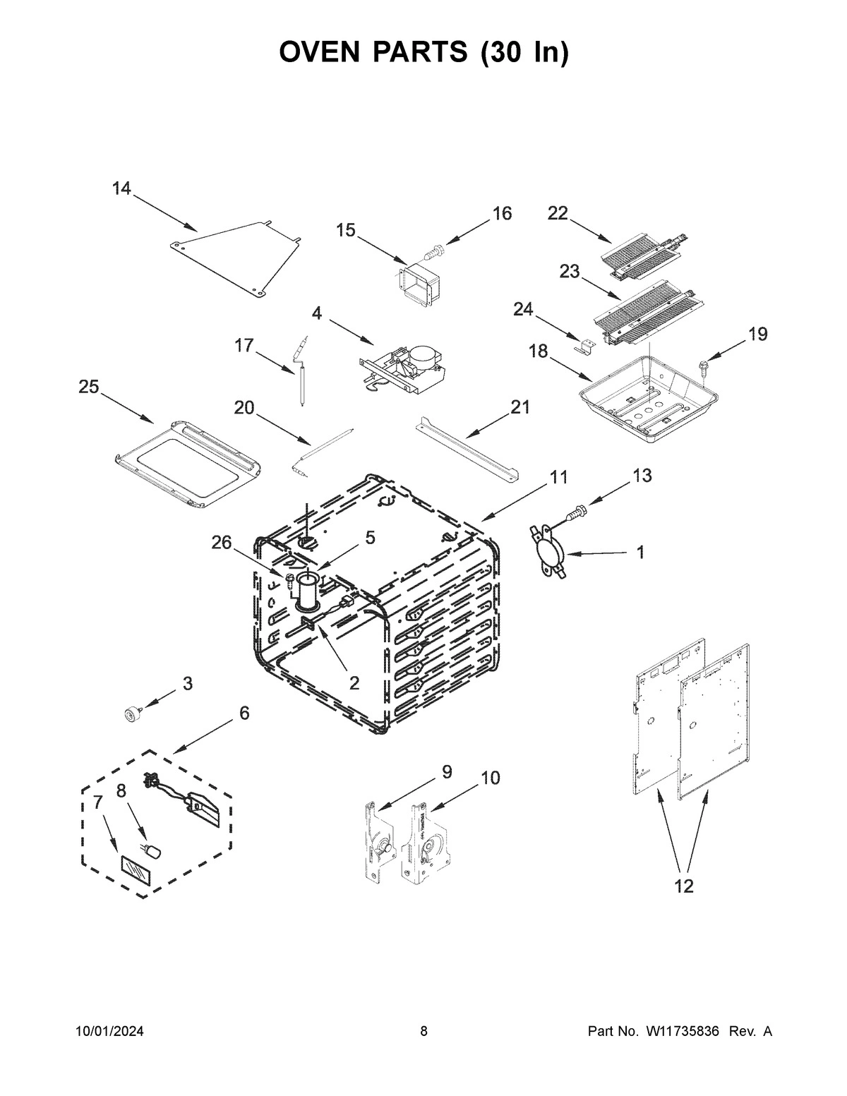05 - OVEN PARTS (30 IN)