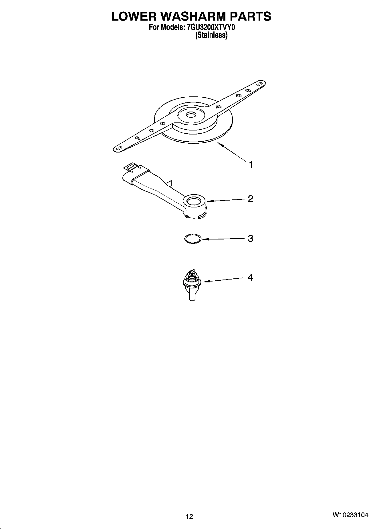 10 - LOWER WASHARM PARTS