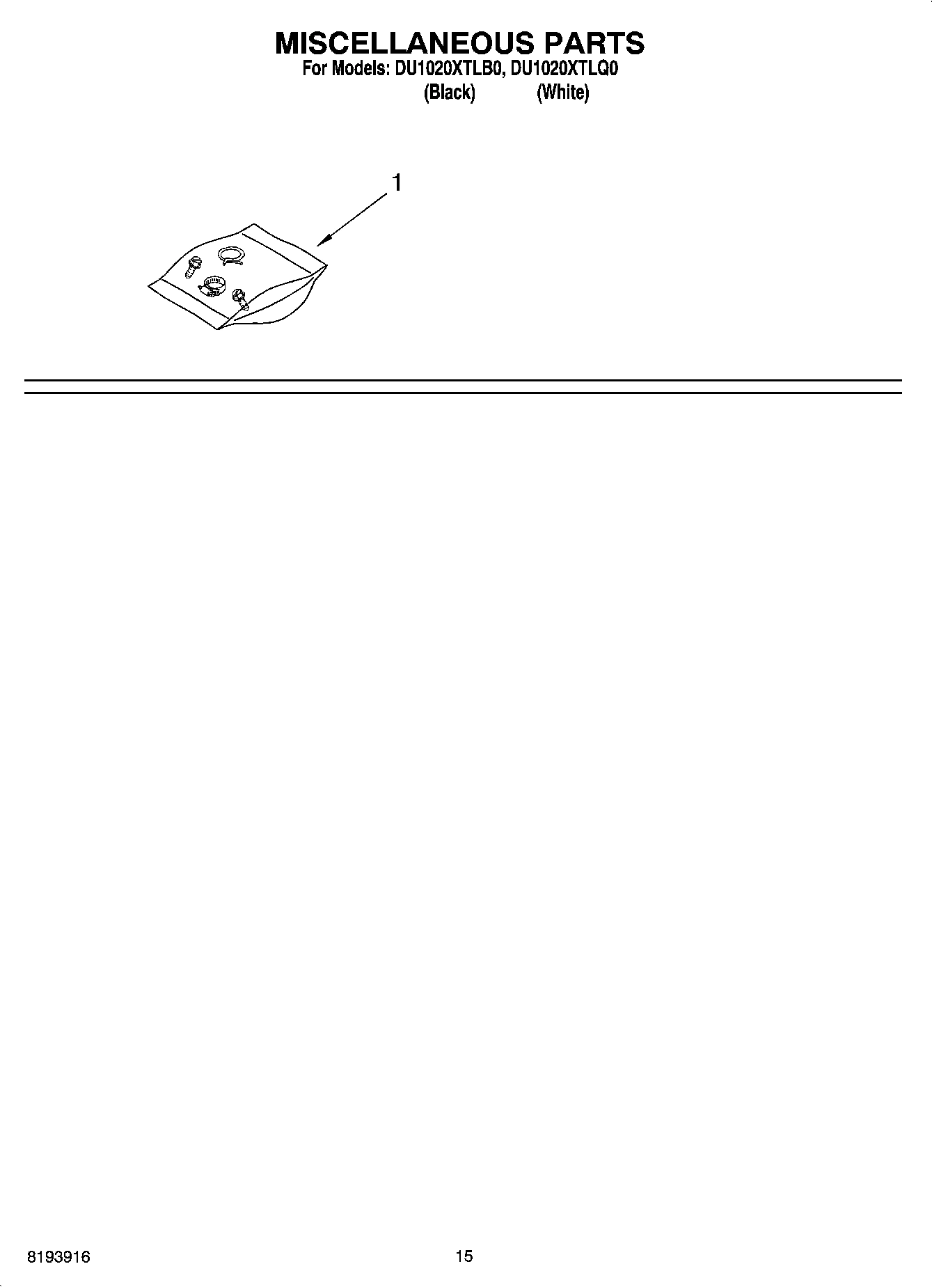 12 - MISCELLANEOUS PARTS OPTIONAL PARTS (NOT INCLUDED)