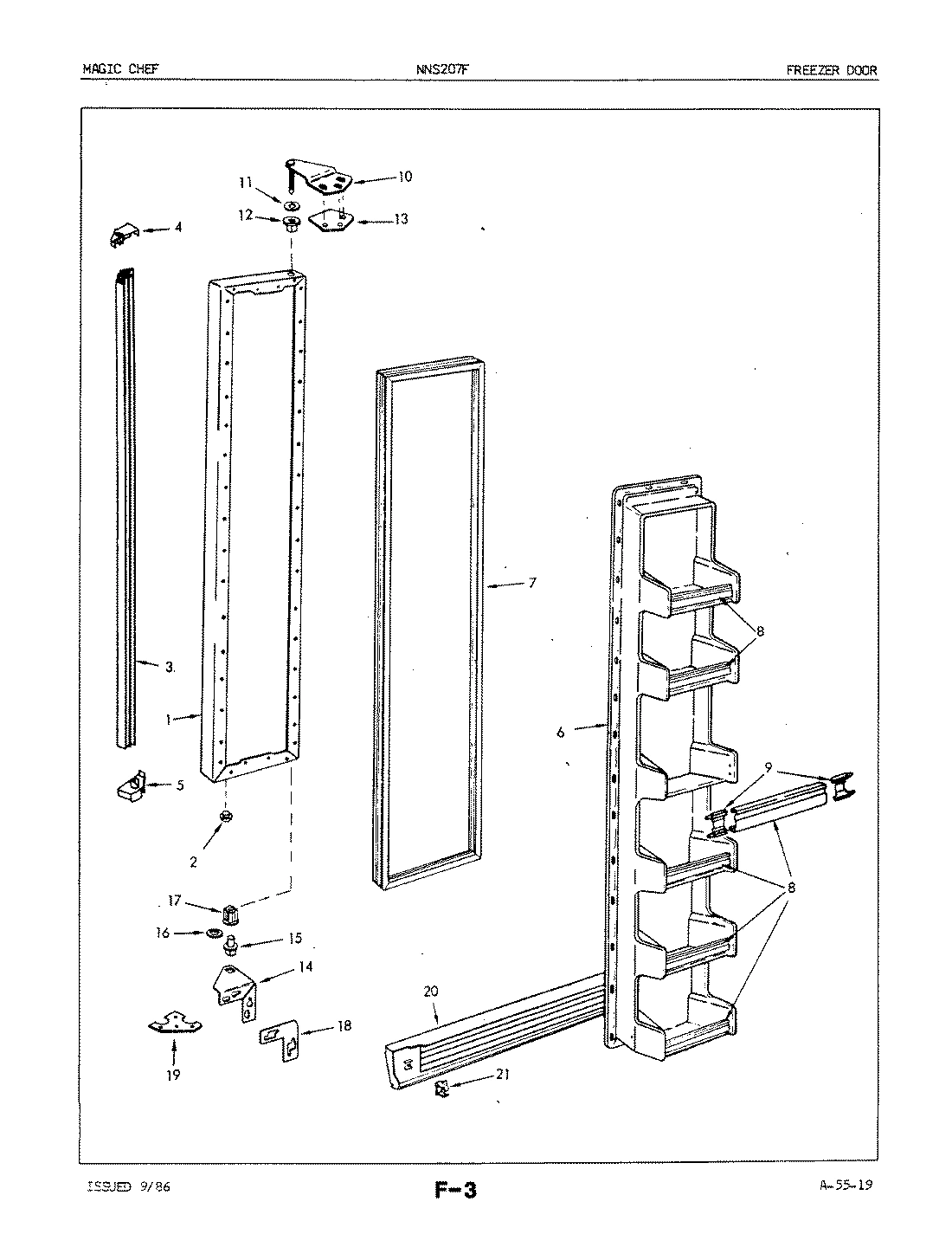 02 - FREEZER DOOR