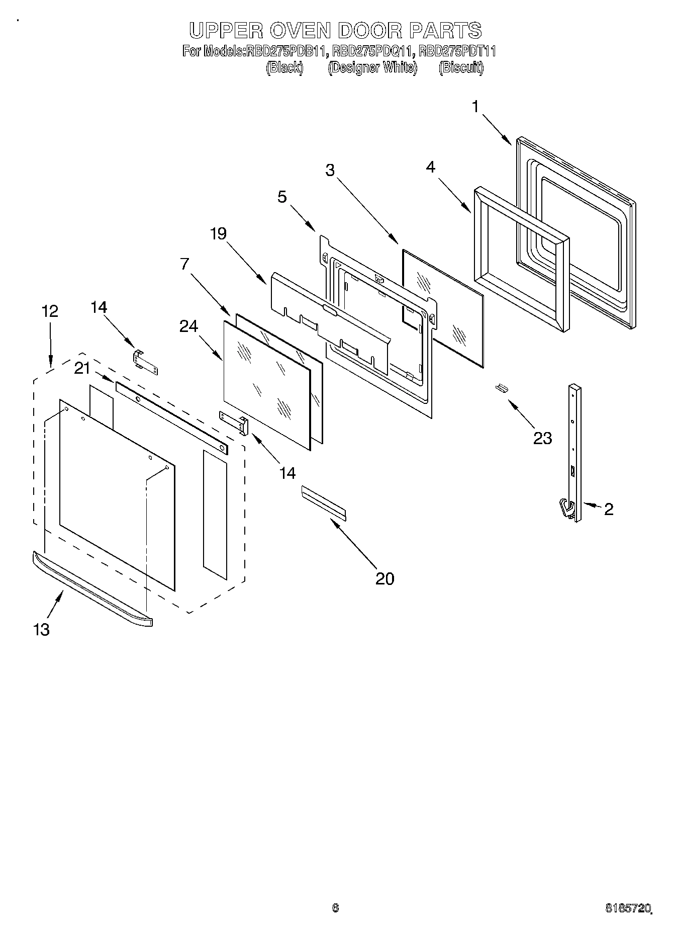 04 - UPPER OVEN DOOR