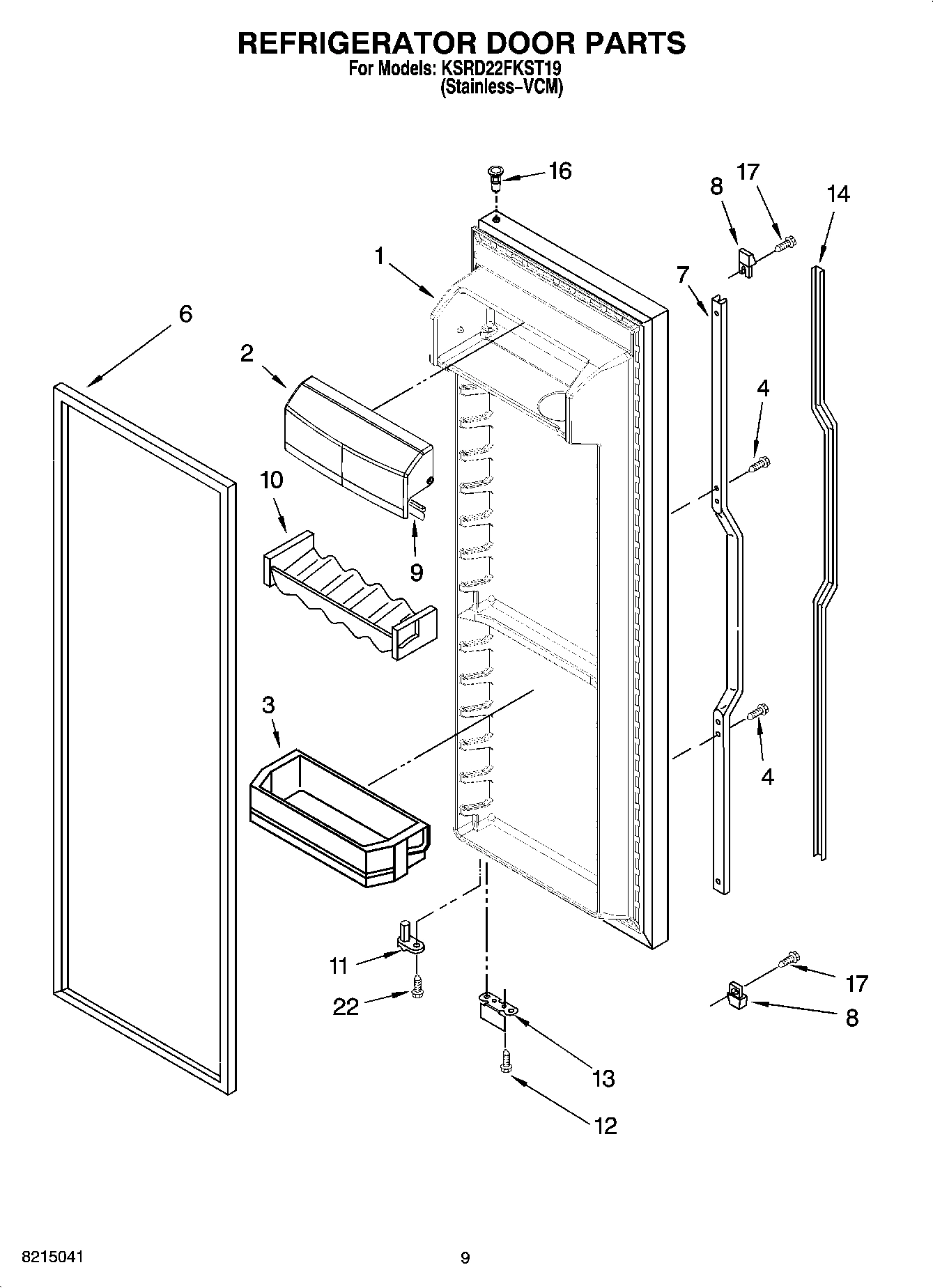 06 - REFRIGERATOR DOOR PARTS
