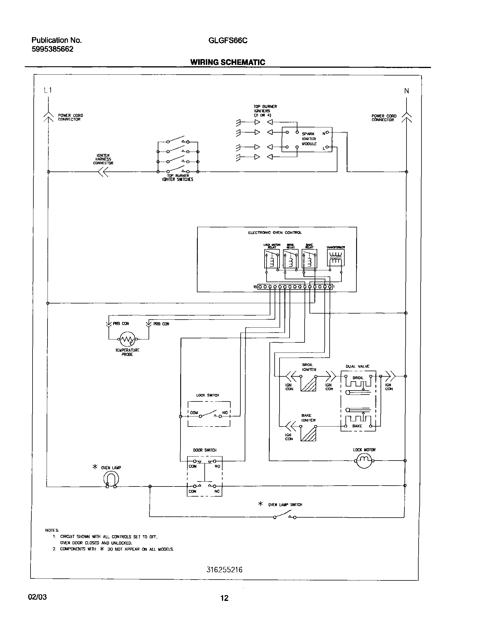 12 - WIRING SCHEMATIC