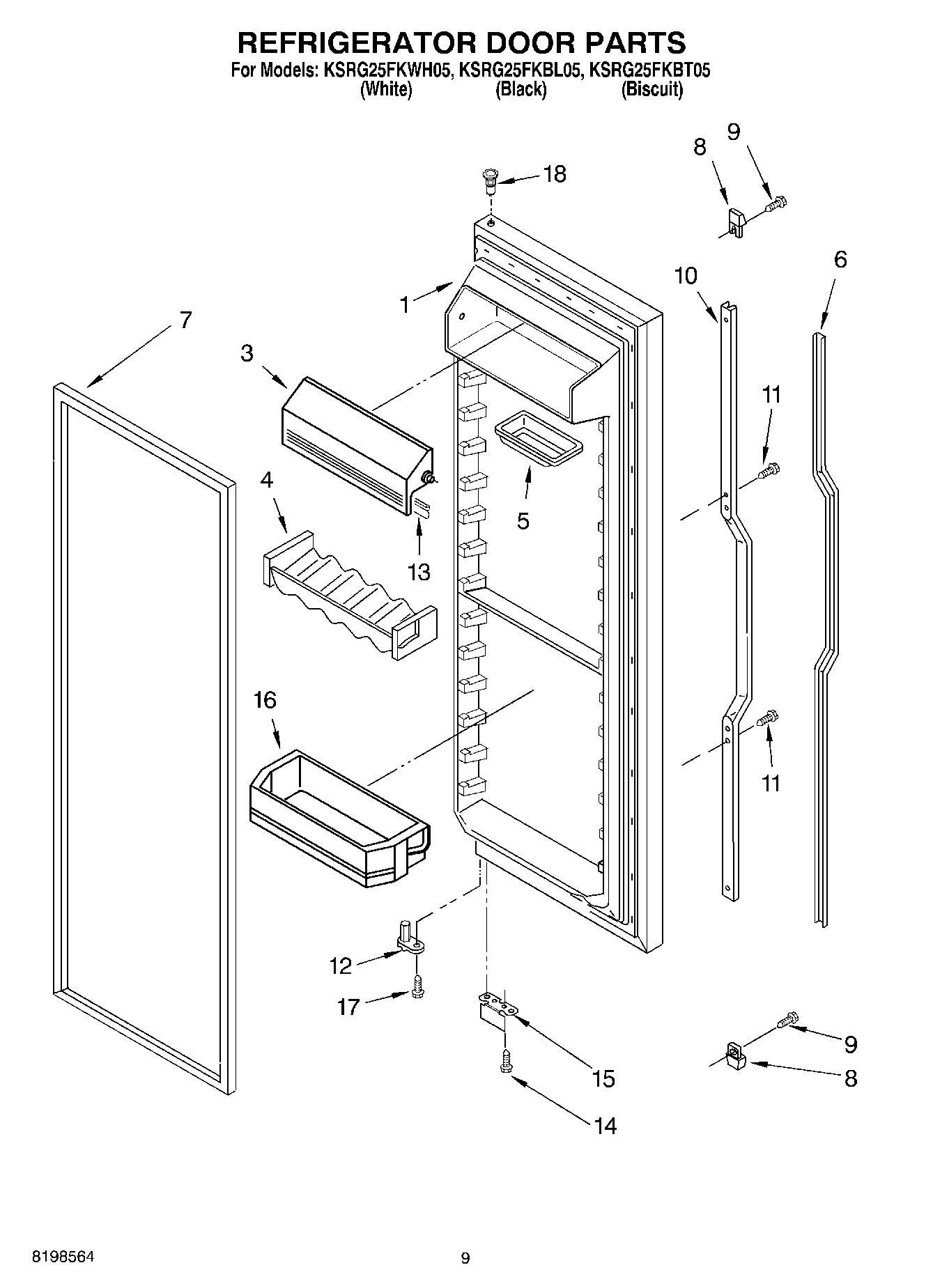 06 - REFRIGERATOR DOOR PARTS