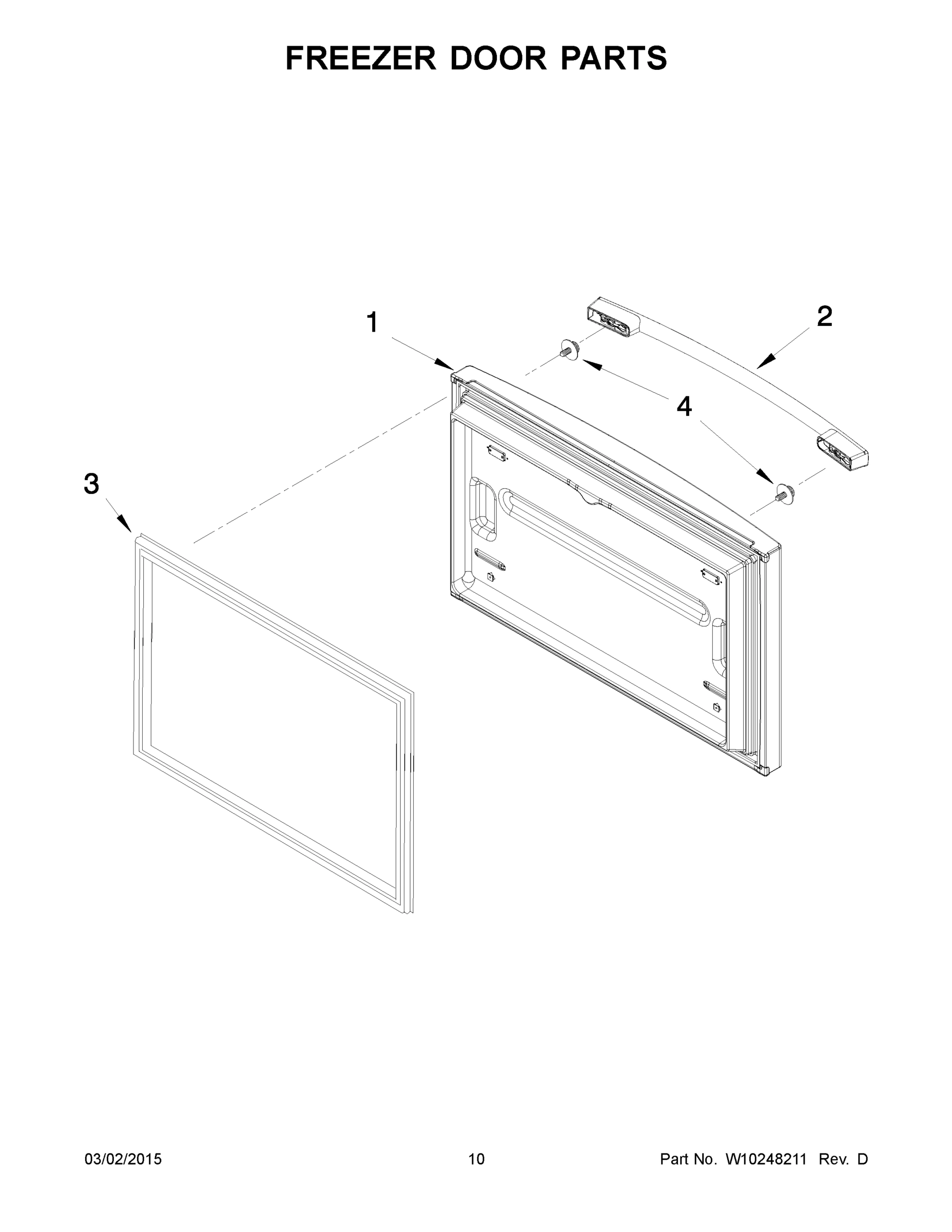 06 - FREEZER DOOR PARTS