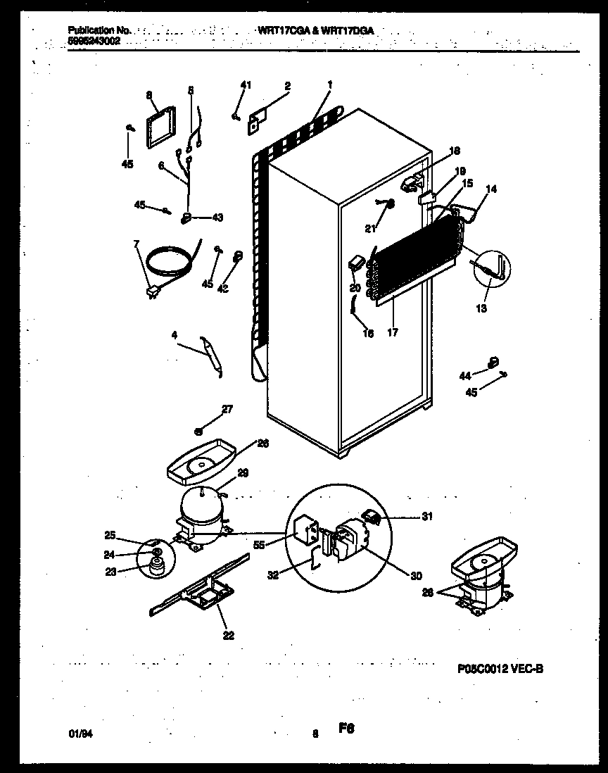 05 - SYSTEM AND AUTOMATIC DEFROST PARTS