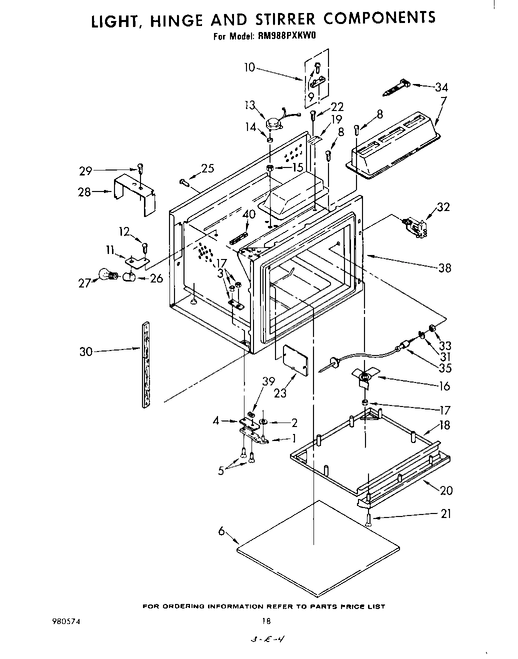 10 - LIGHT, HINGE AND STIRRER , LITERATURE