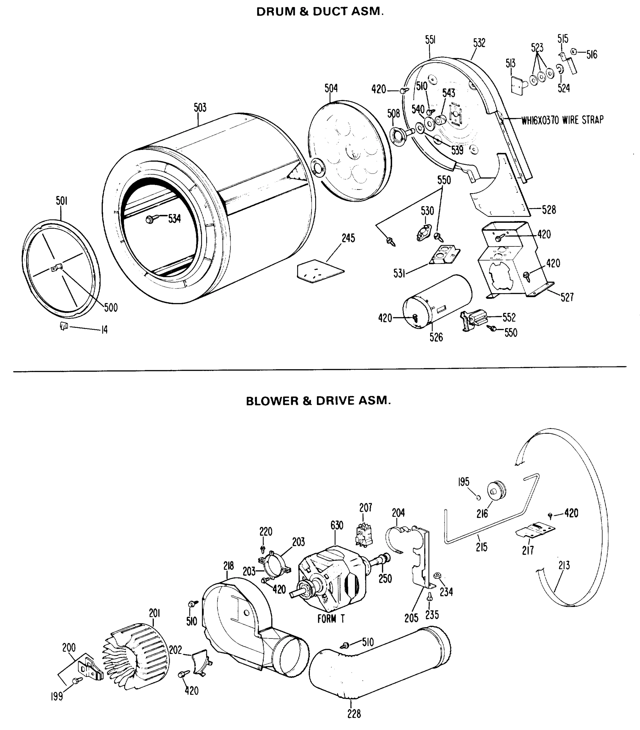 DRUM & DUCT ASM.