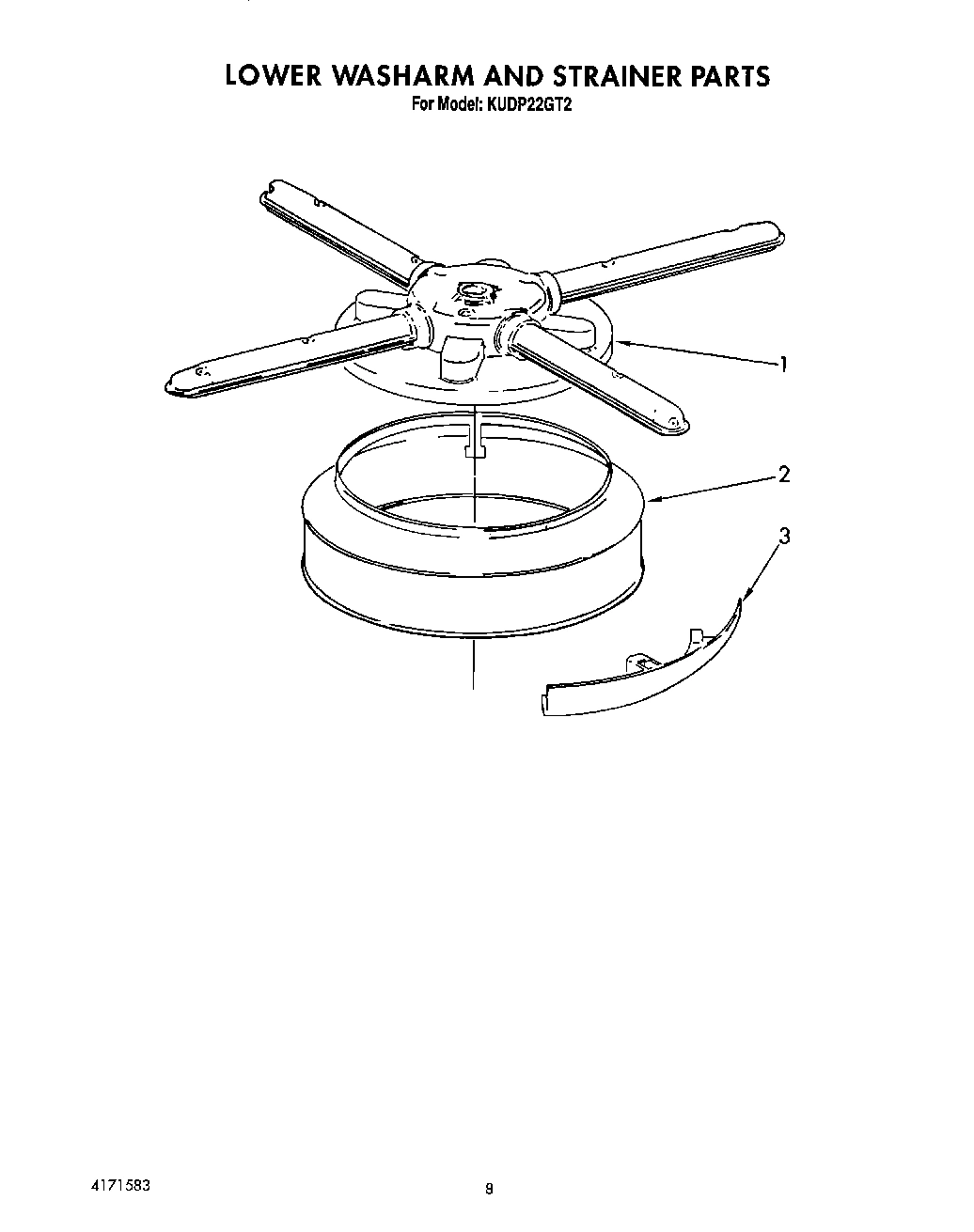 06 - LOWER WASHARM AND STRAINER