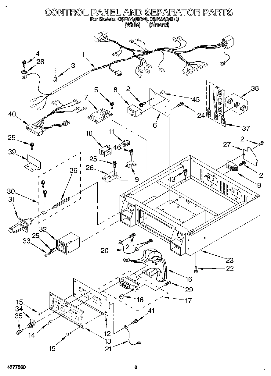 02 - CONTROL PANEL AND SEPARATOR