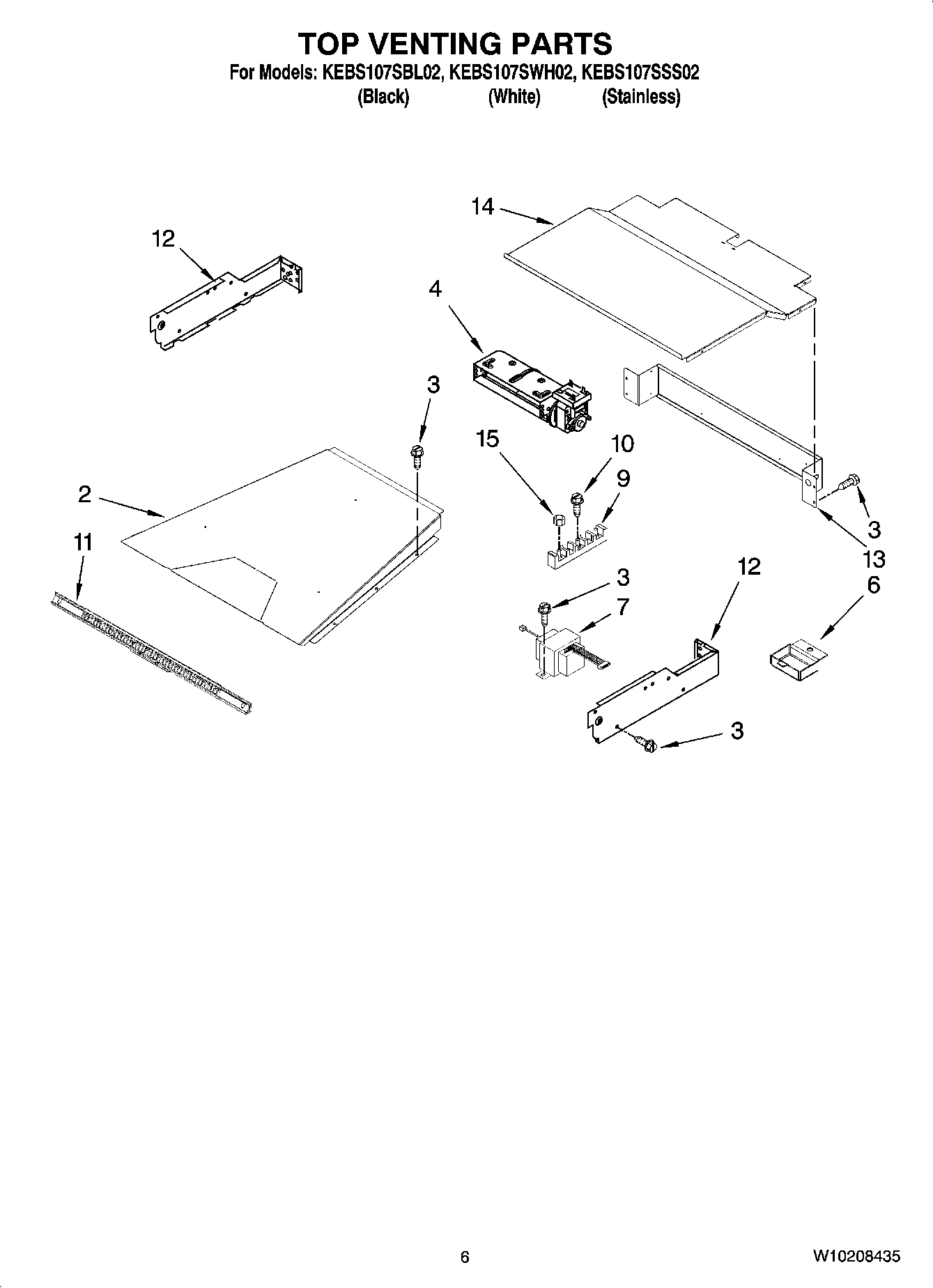 05 - TOP VENTING PARTS, OPTIONAL PARTS