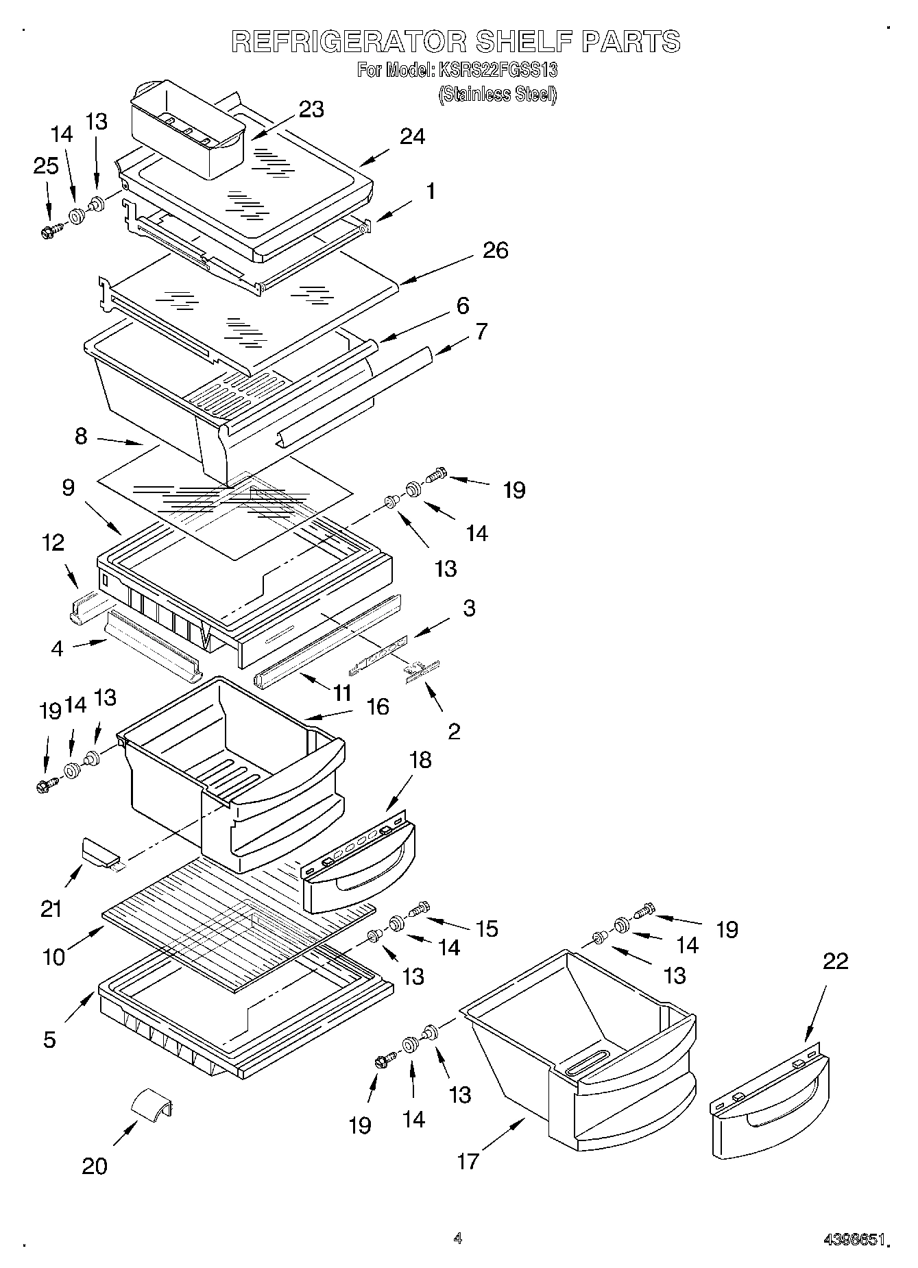 03 - REFRIGERATOR SHELF