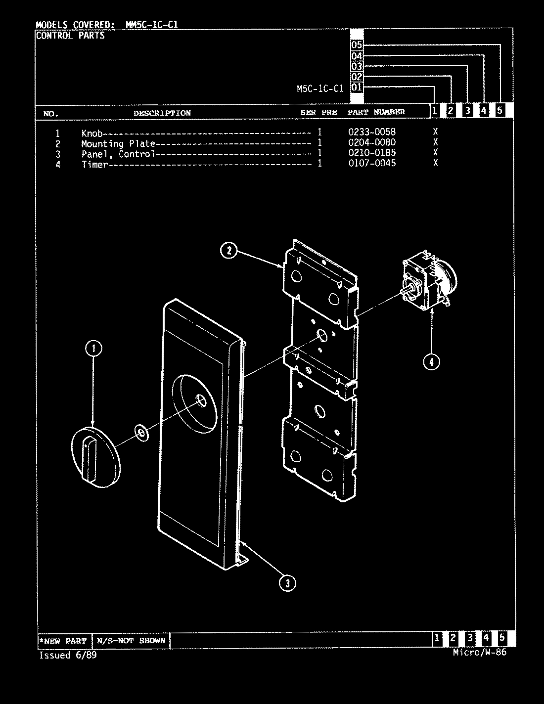 02 - CONTROL PANEL (M5C-1C-C1)