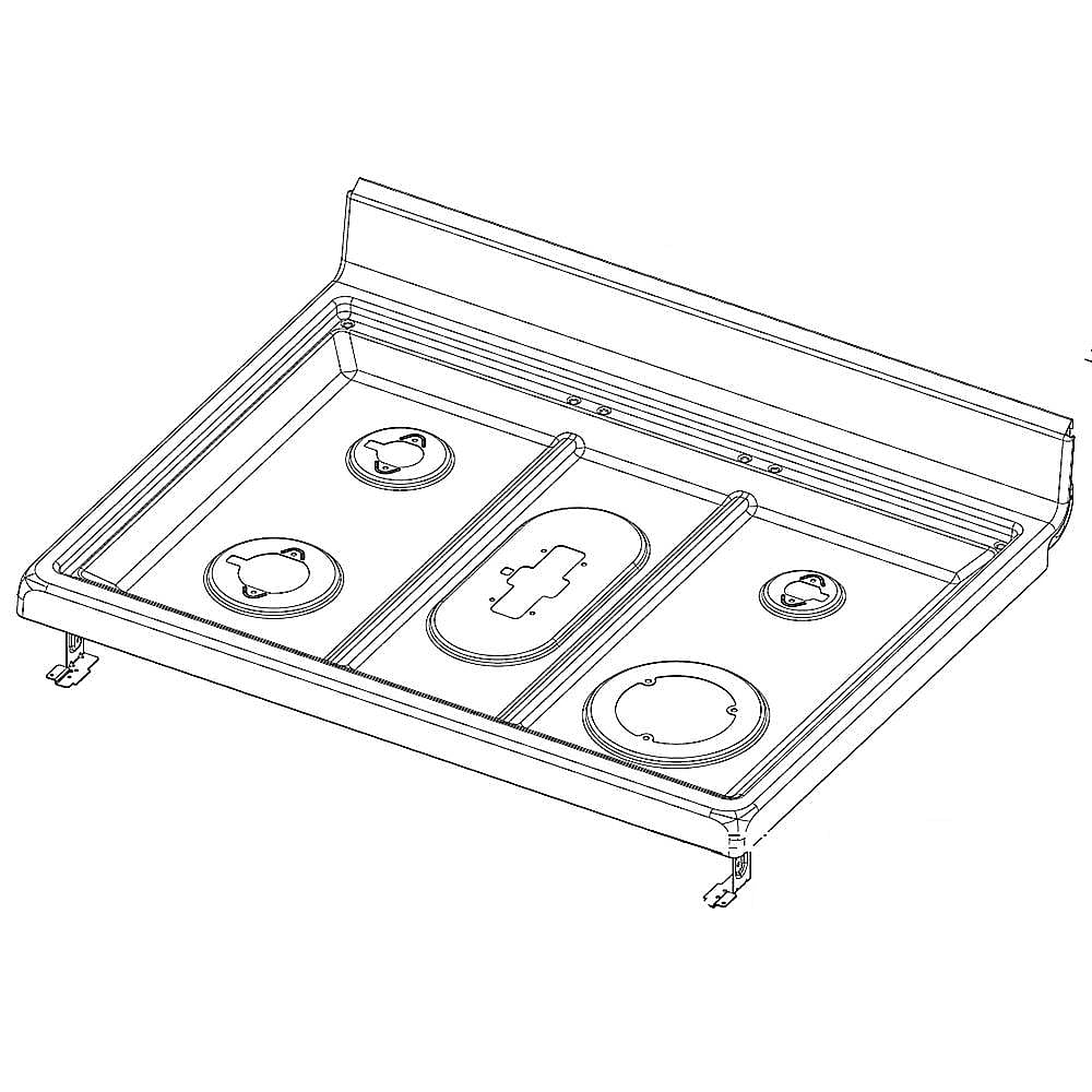 Samsung DG94-04117A ASSY COOKTOP FRAME-MODULE;NX