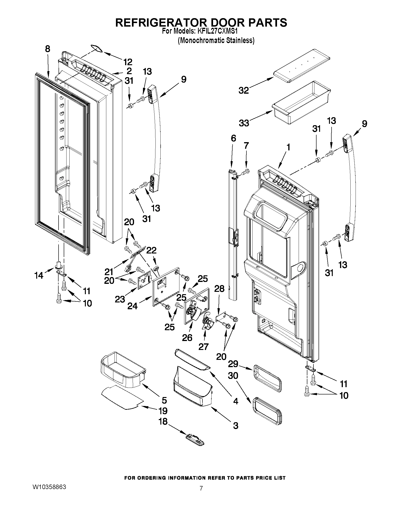 04 - REFRIGERATOR DOOR PARTS
