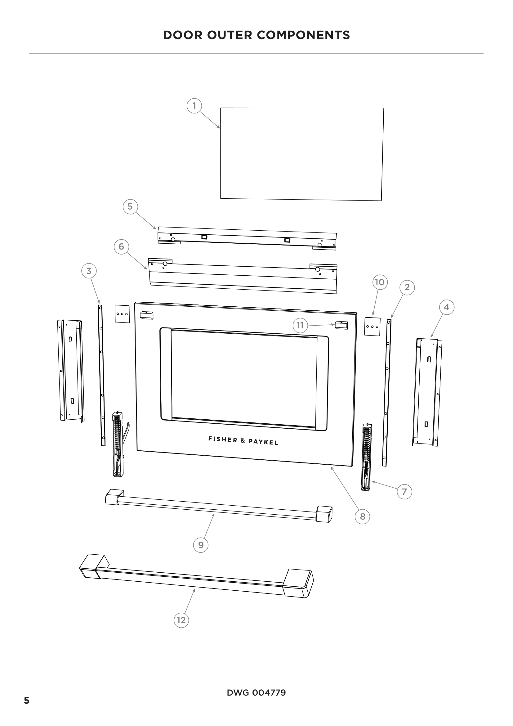 DOOR OUTER COMPONENTS