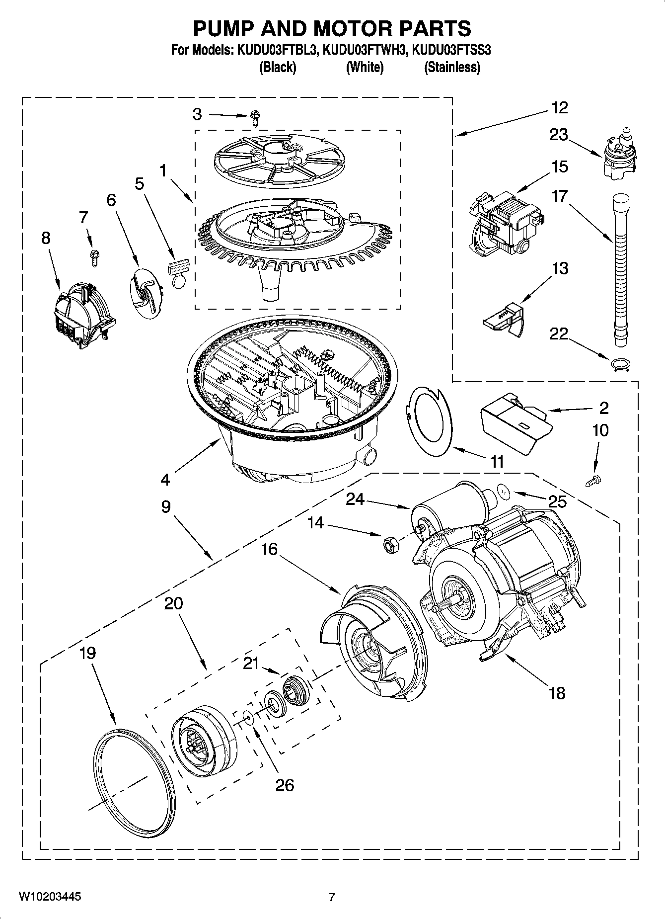 06 - PUMP AND MOTOR PARTS