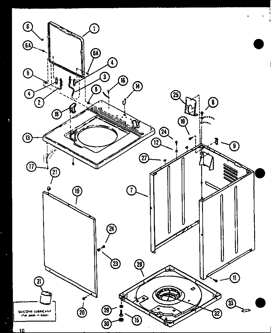 01 - FRONT PANEL. CABINET AND BASE