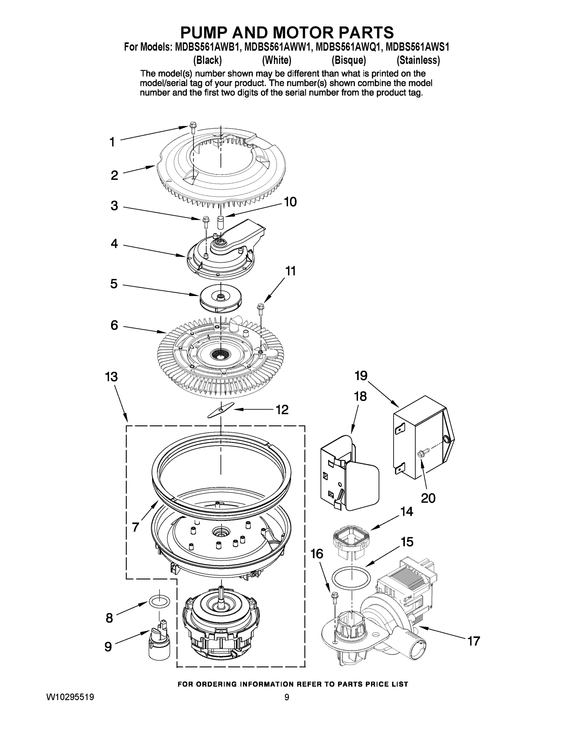 08 - PUMP AND MOTOR PARTS