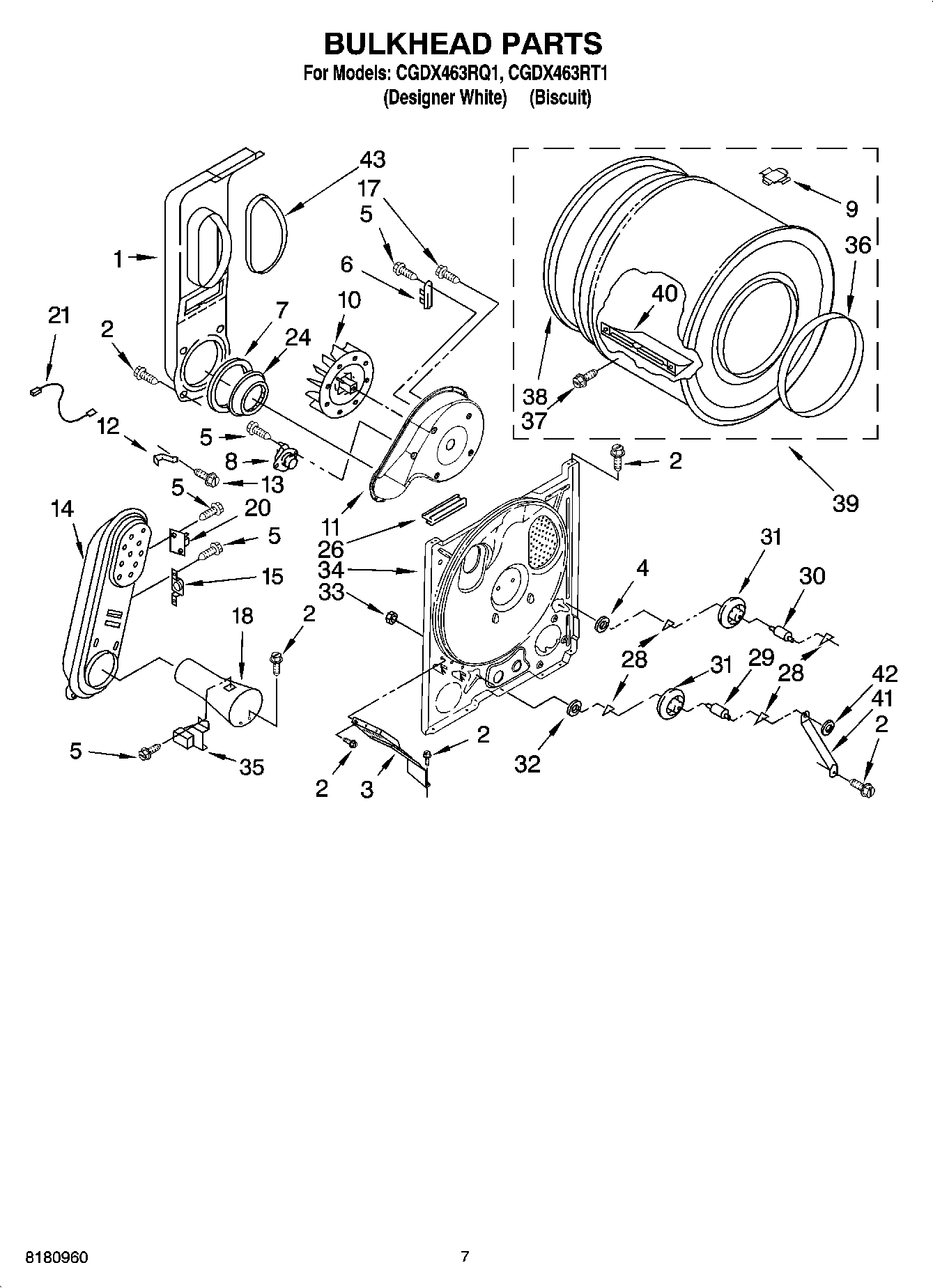 04 - BULKHEAD PARTS, OPTIONAL PARTS (NOT INCLUDED)