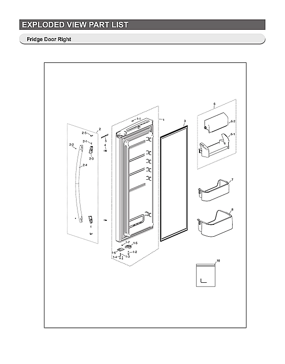Right Refrigerator Door