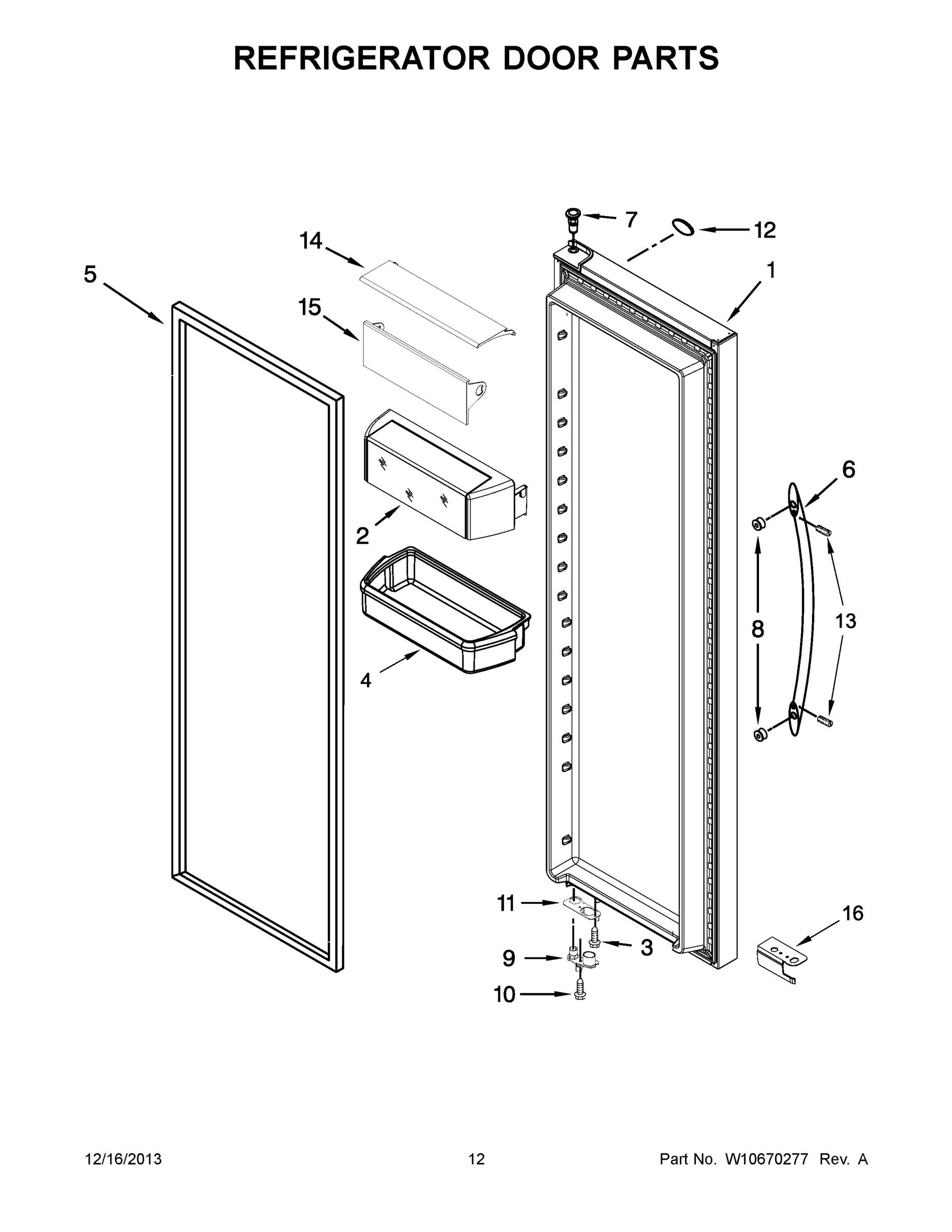 07 - REFRIGERATOR DOOR PARTS