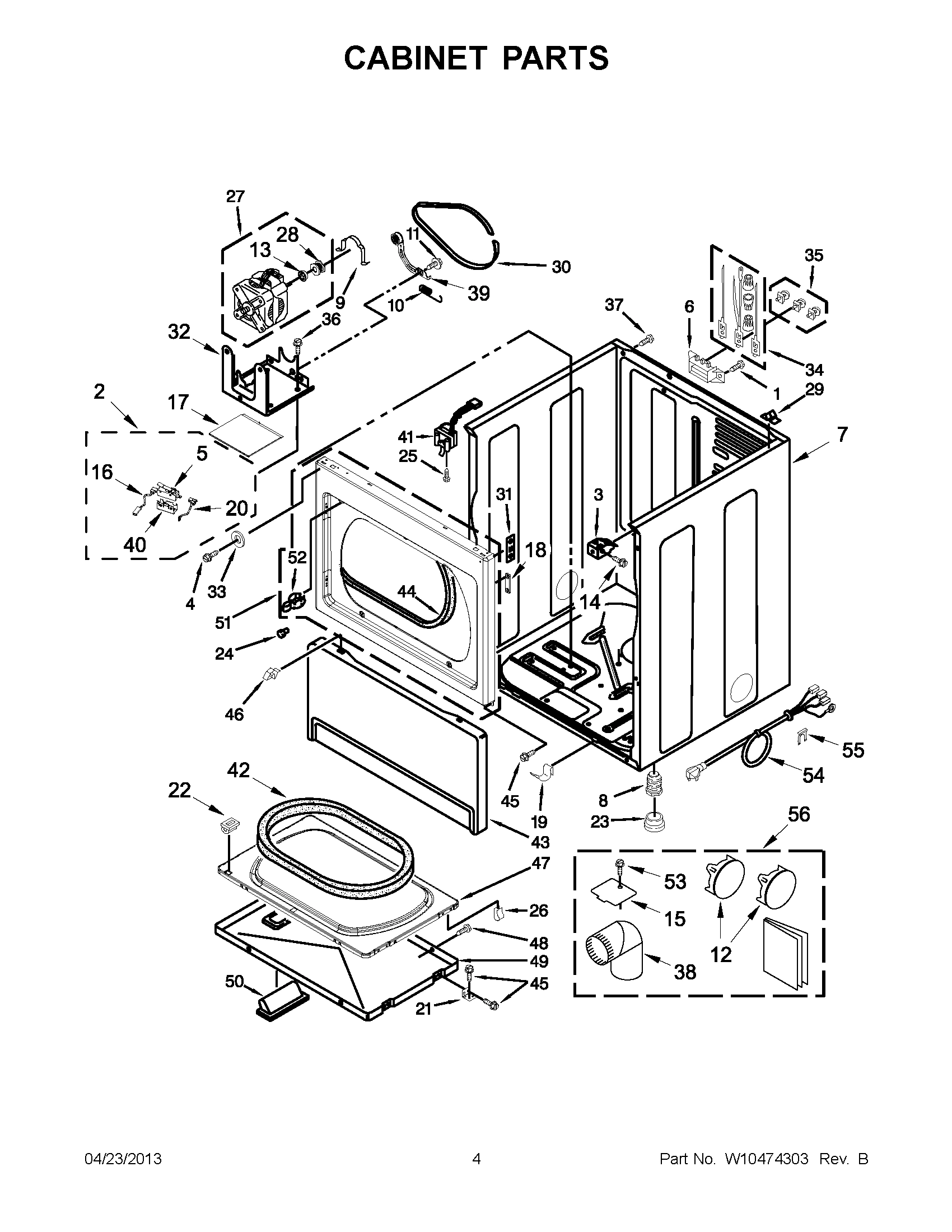 02 - CABINET PARTS