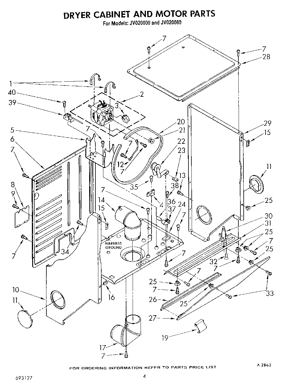 04 - DRYER CABINET AND MOTOR