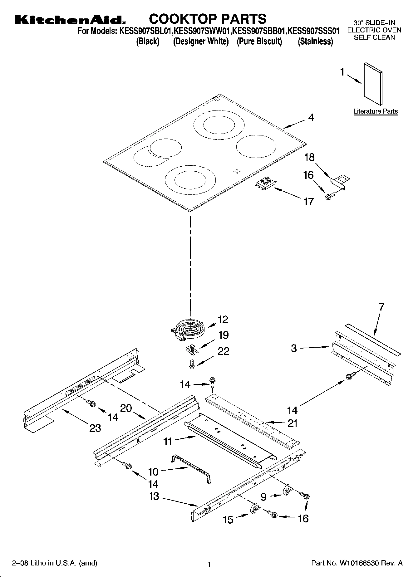 01 - COOKTOP PARTS