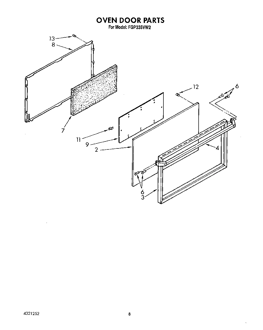 08 - OVEN DOOR, LIT/OPTIONAL