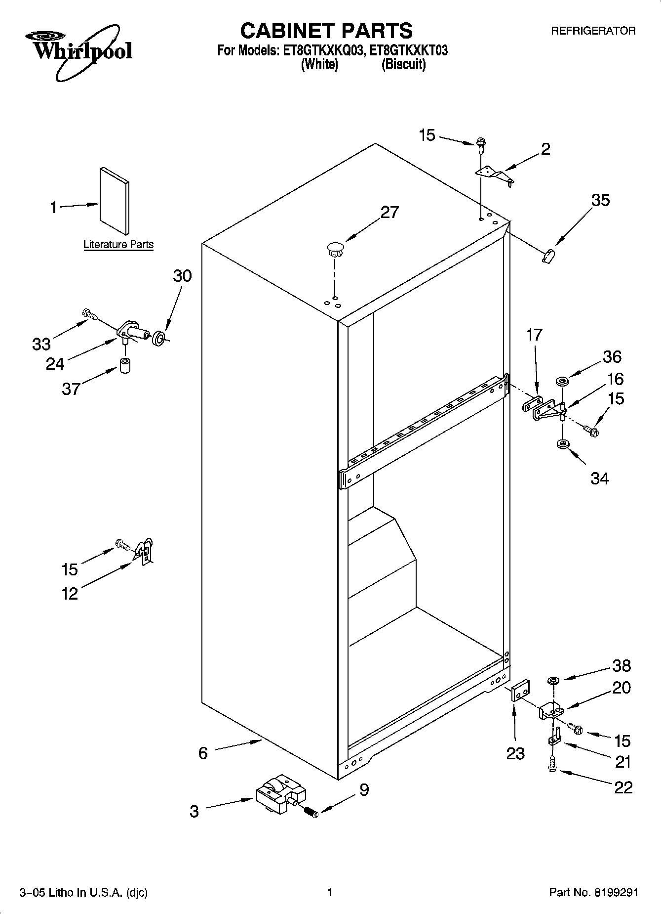 01 - CABINET PARTS