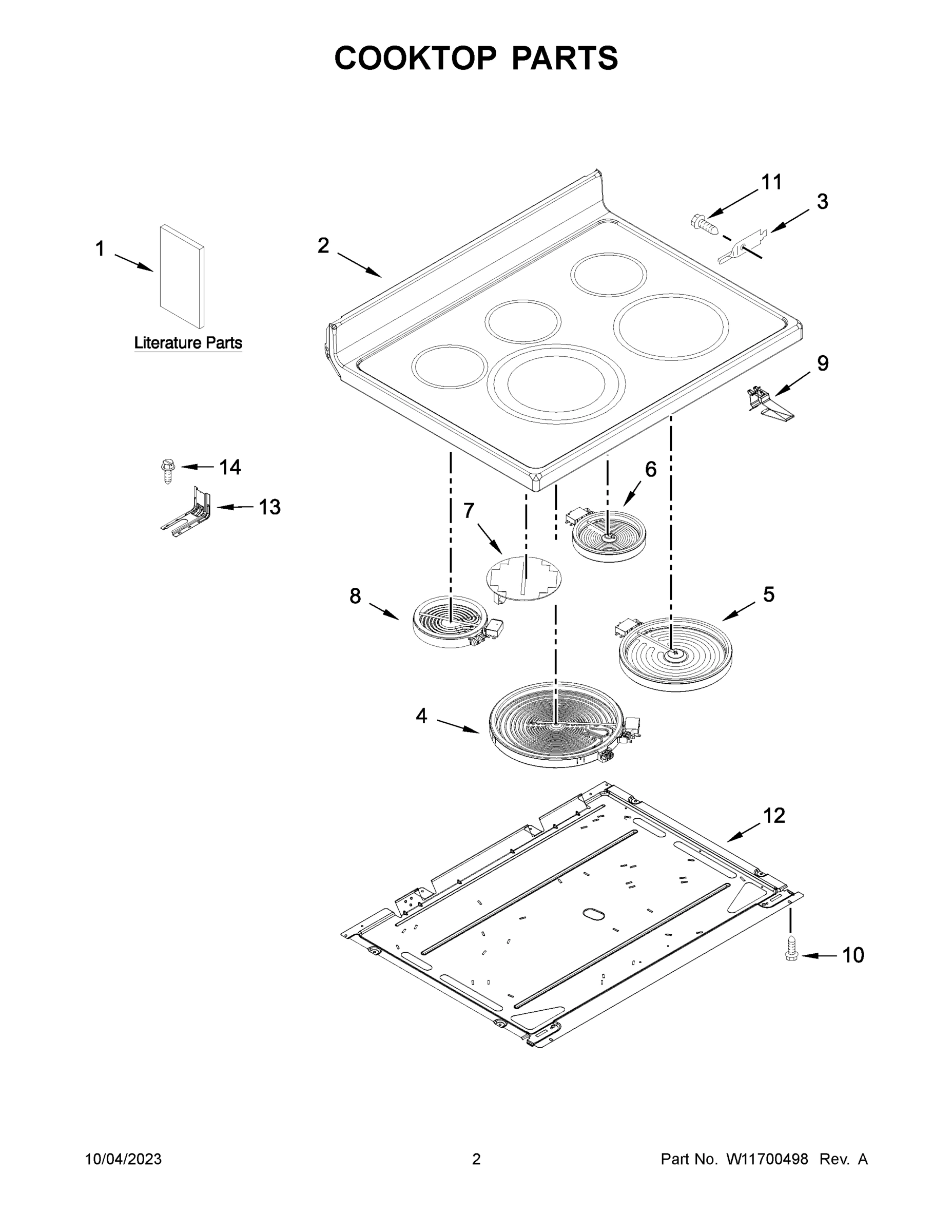 02 - COOKTOP PARTS