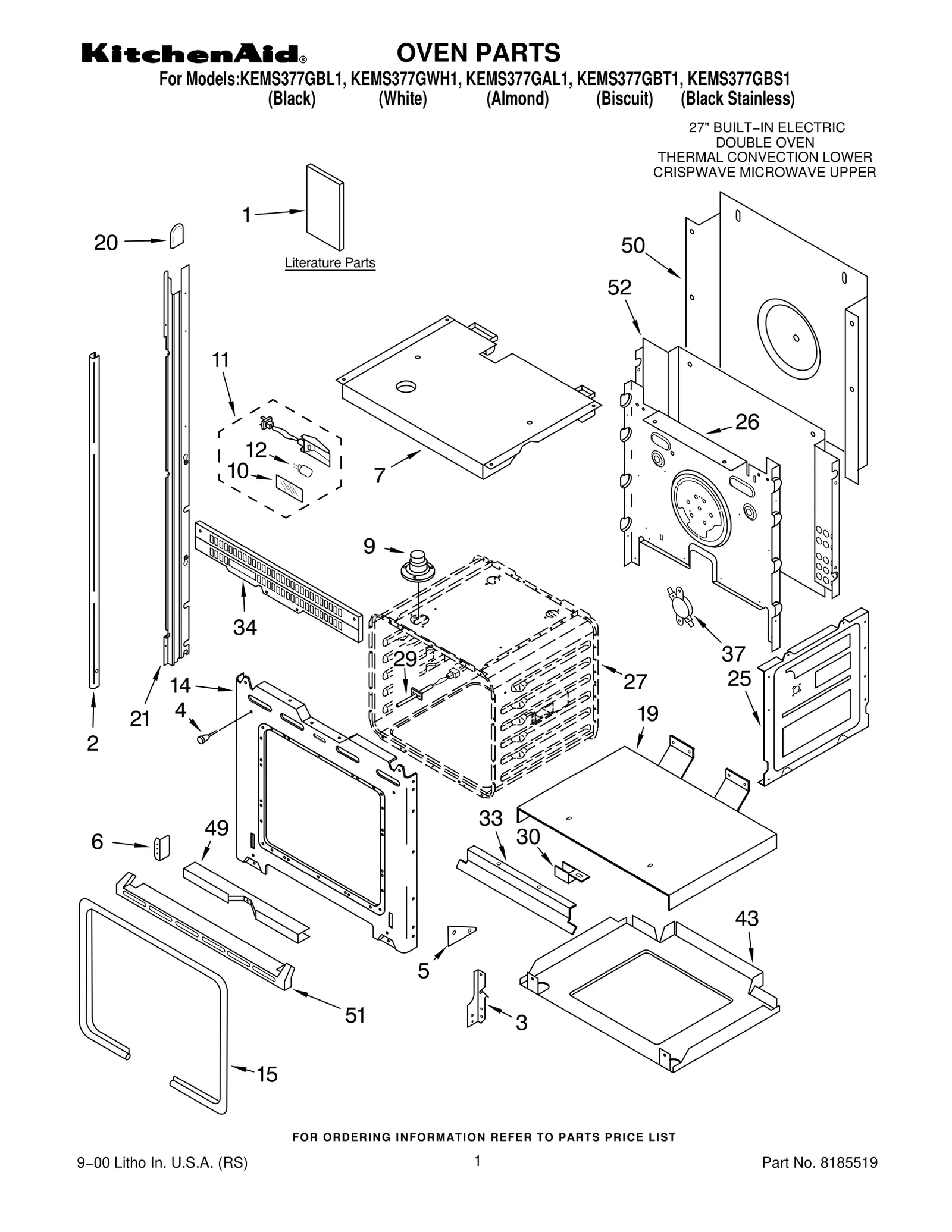OVEN PARTS