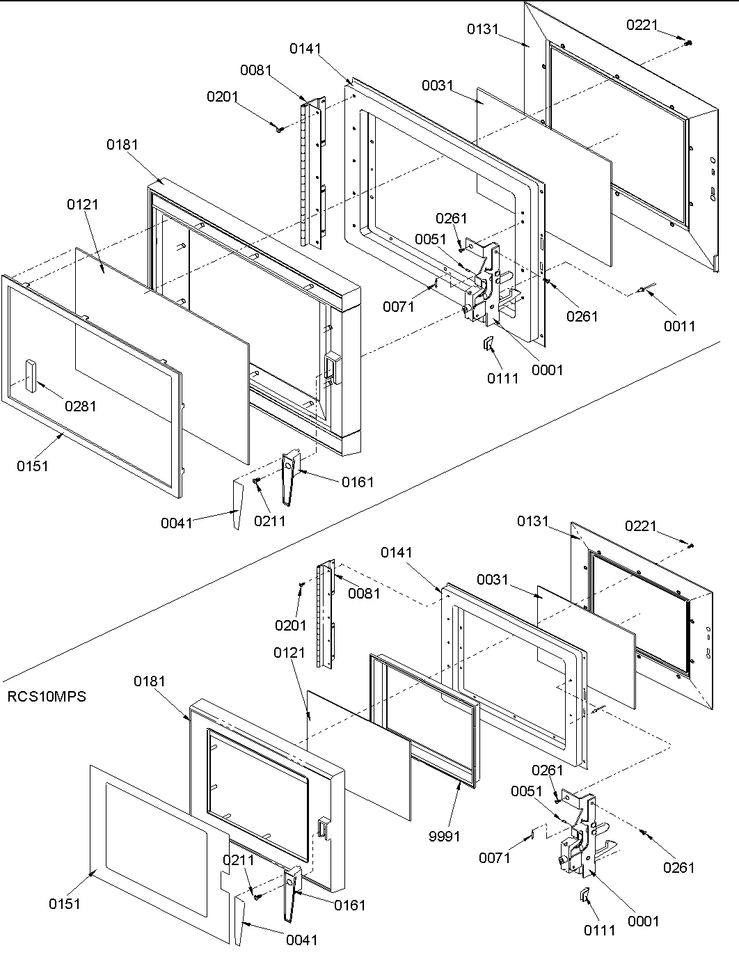 02 - DOOR ASSEMBLY