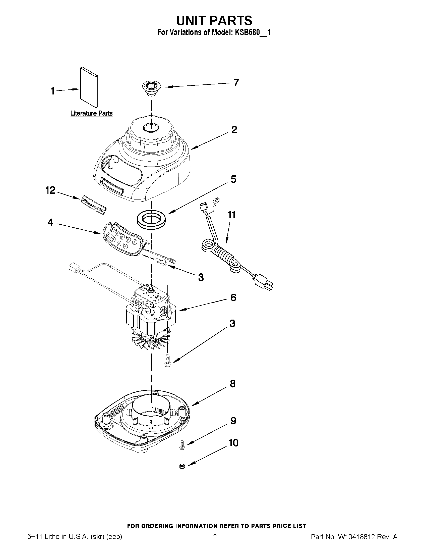 01 - UNIT PARTS