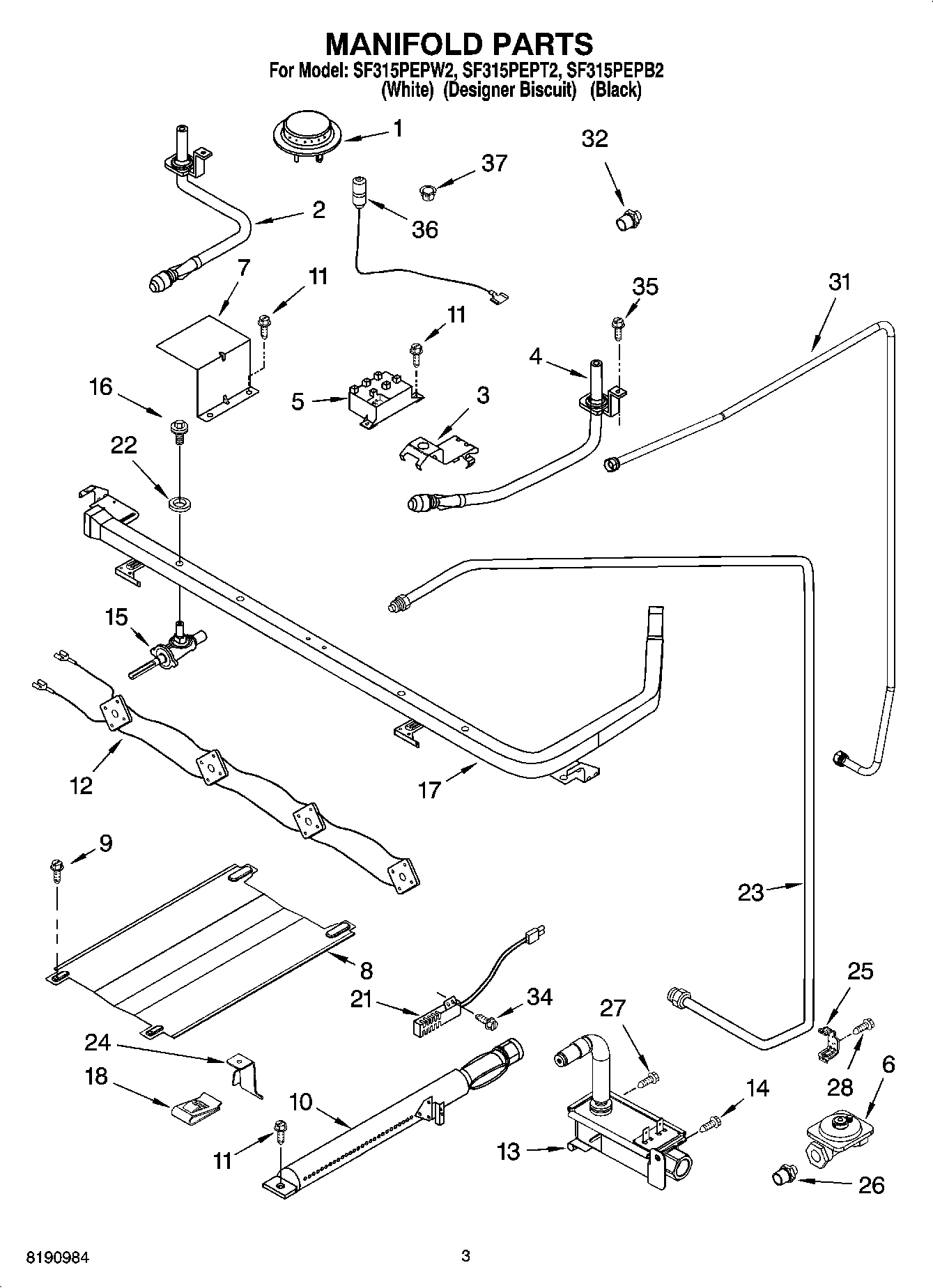 03 - MANIFOLD PARTS