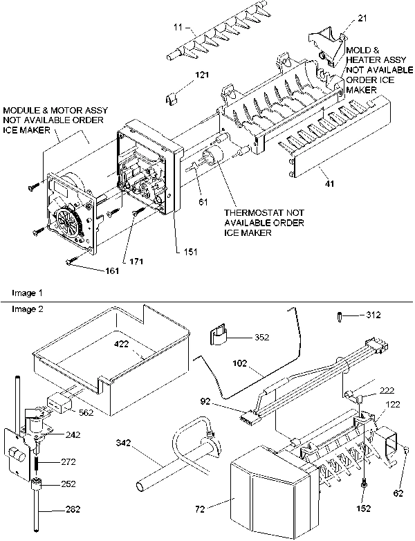 07 - Ice Maker Assy & Parts