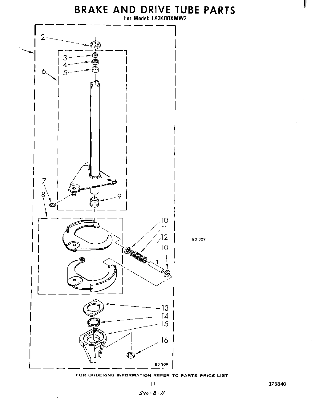 09 - BRAKE AND DRIVE TUBE